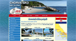 Desktop Screenshot of chorvatsko-ave.cz